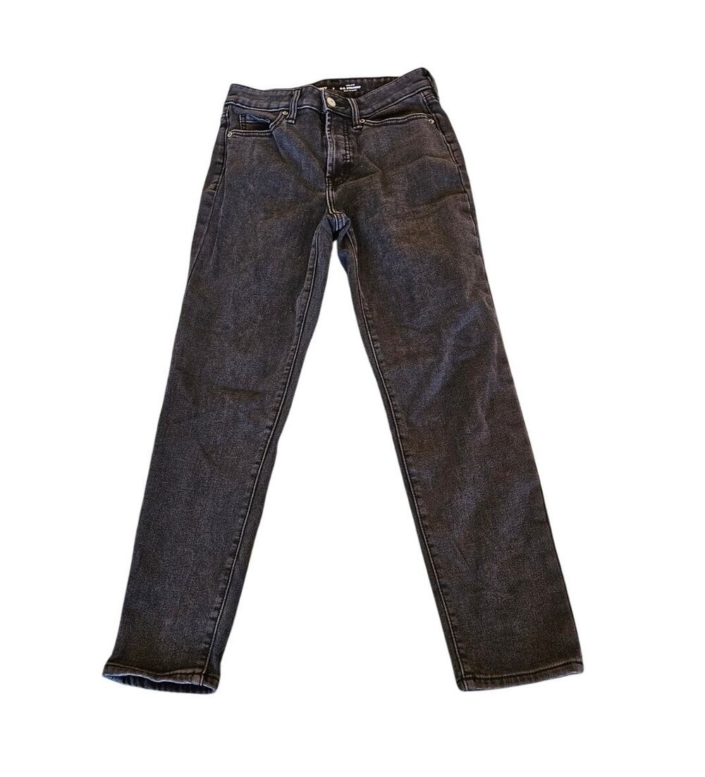 Old Navy High Rise OG Straight Jeans Size 2 Dark Wash Stretch Denim